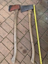 Vintage ELWELL 5¼ lb Cast Steel Axe – Wednesbury England – MidCentury (Red head)