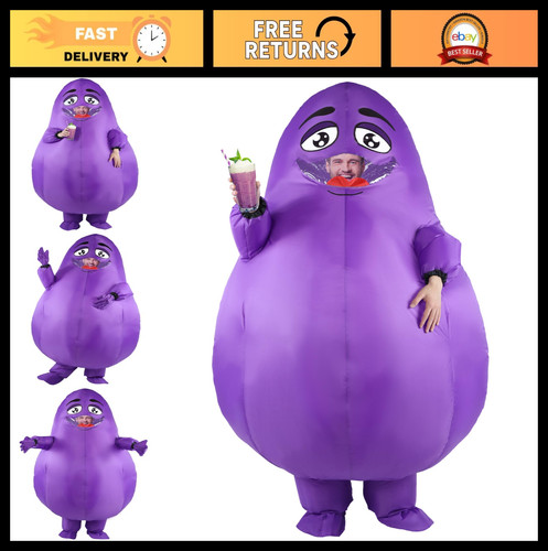 Inflatable purple grimace - inflatable,