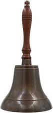 11" Solid Brass Hand Bell