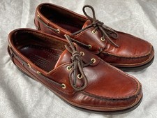 Sebago schooner waxed leather - waxed,