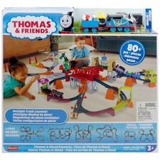 Thomas & Friends Thomas and Diesel Raceway Train Track Set 80 Pieces  Stock Note