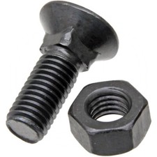 M10, M12, Plough Bolts, Flat