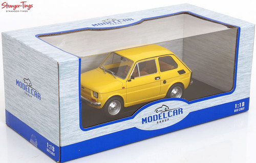 Mcg fiat 126 yellow - 1:18,
