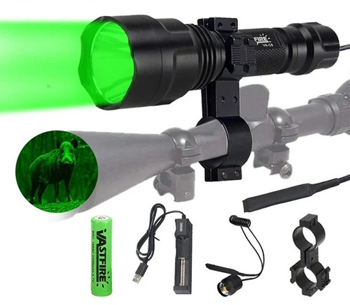 Long range red - led, flashlight