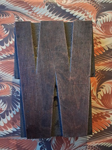 Wooden letterpress printing - ,