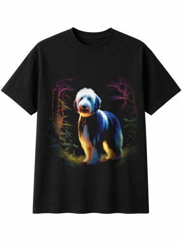 Old english sheepdog botanical - english,