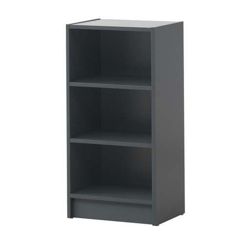 Dark grey cube bookcase - grey, small
