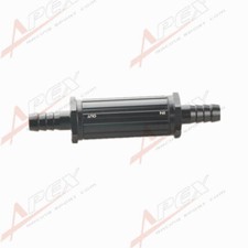 12mm Blue Anodised Billet Magnetic Fuel Filter 30 Micron BLACK