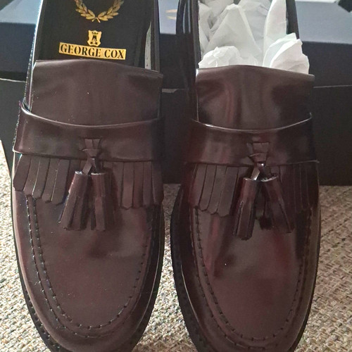 George cox oxblood - oxblood, leather