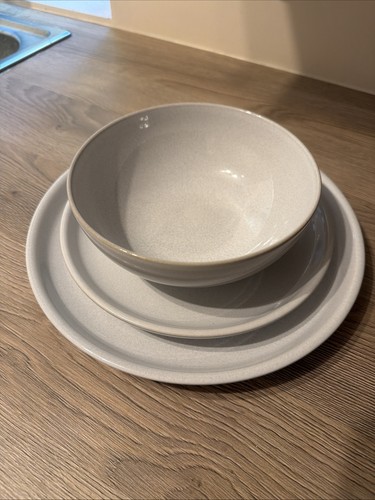 Denby dove grey dinner - dove, set