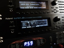 Roland JD-990 Custom LUX (Negative) LED Display ! 