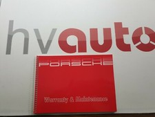 Service Warranty&maintenance Porsche 911 930 944 / Turbo 928/S4 First Print 88