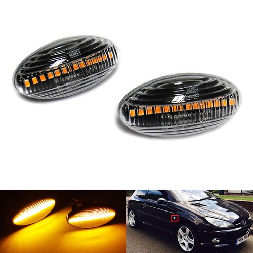 Clear side indicator led - 2x,