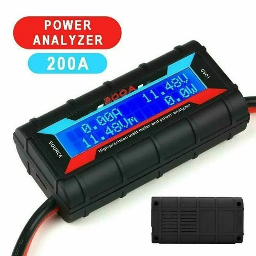200a lcd digital watt meter - dc,