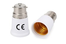 B22 Bayonet to Edison E27 Screw Type Bulb/Lamp/Light Bulb Home Socket Converter
