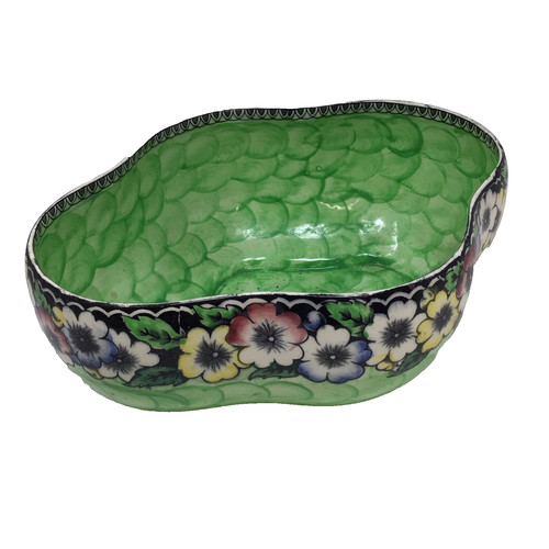 Vintage maling pottery - vintage, bowl