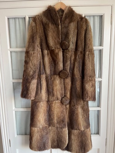 Vintage musquash fur - musquash,