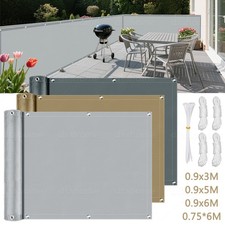 3M 5M 6M Garden Balcony Fence Panel Privacy Screen UV Protection Sun Shade Cover
