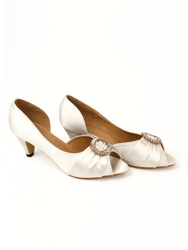 Woman satin bridal shoe - woman's,
