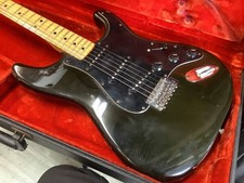 Fender USA Stratocaster 1978 BLACK Used Ash Body Maple Neck w/Hard Case