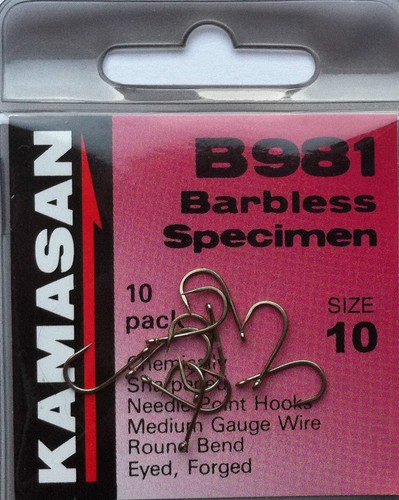 Kamasan b981 eyed barbless - kamasan,