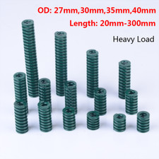 OD 27mm-40mm Compression Die Mould Springs Heavy Load TH Green Length 20mm-300mm