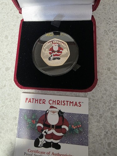 Farther christmas sterling - christmas,