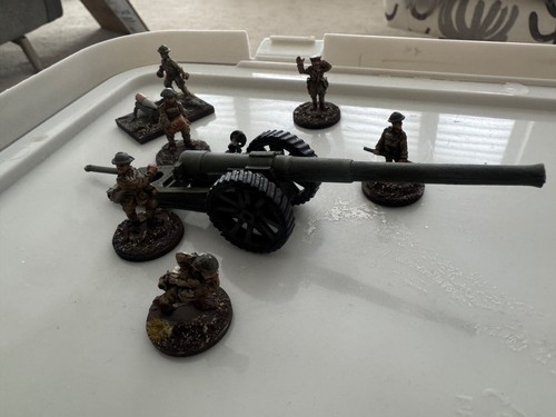25mm painted ww1 - ww1, gun