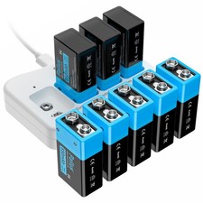 9v Rechargeable Lithium