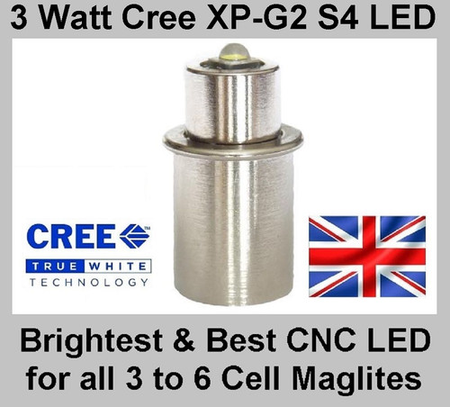 Maglite led upgrade - upgrade, tts