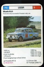 MOSKVITCH RUSSIAN RALLY CAR