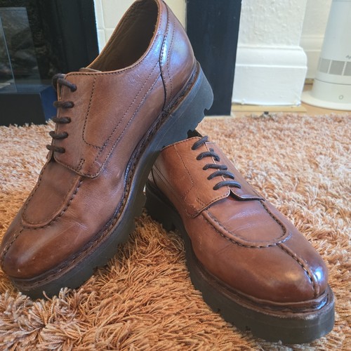 Grenson brown leather shoes - brown,