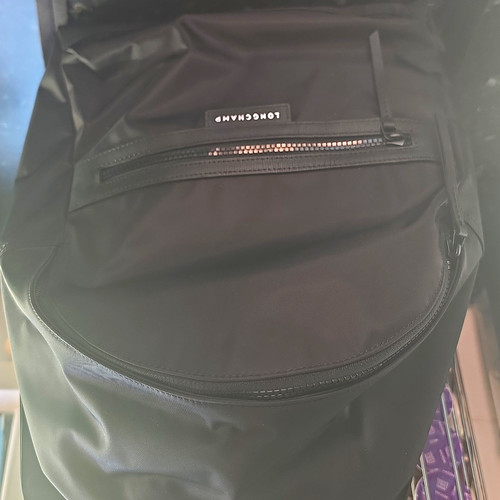 Longchamp black daypack - black,
