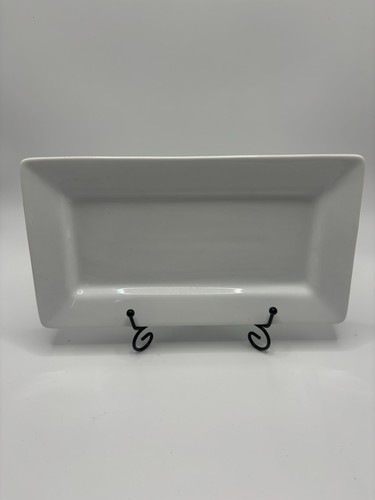 White rectangular dinner - rectangular,