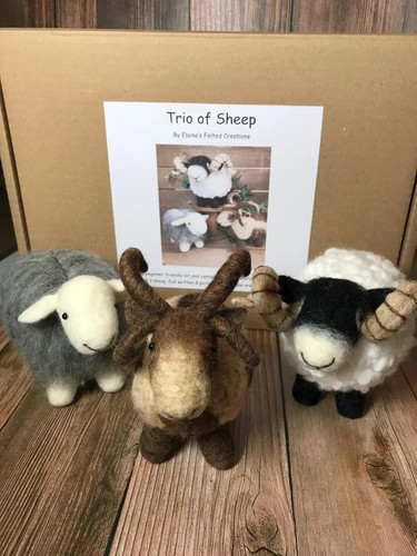 Trio sheep needle - needle, felting