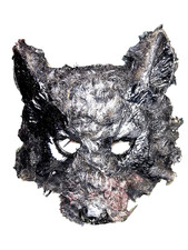 UPCYCLED Wolf Mask Animal 3D