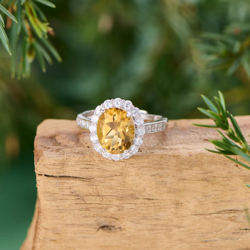 30ct oval natural citrine - oval,