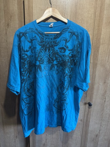 Affliction men blue - men's,