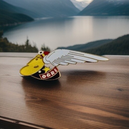 Ogri lapel pin badge - ogri,