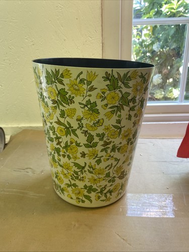 Vintage waste paper bin - waste, green