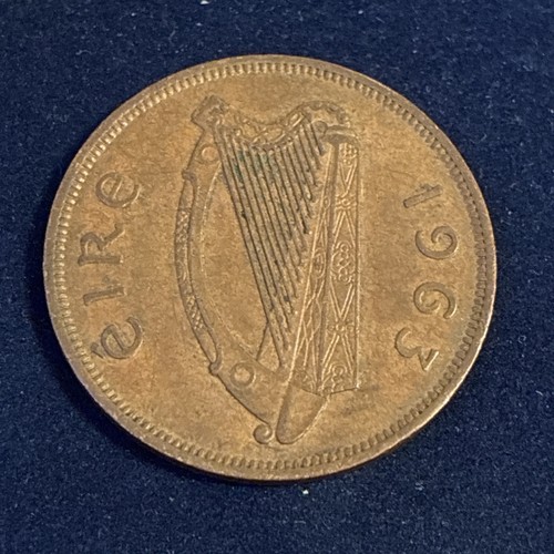 Ireland penny coin 1963 - ireland,