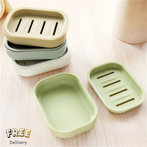 Plastic soap dish drain tray - drain,