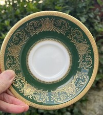 Aynsley Imperial 193. Laurel Green Saucer