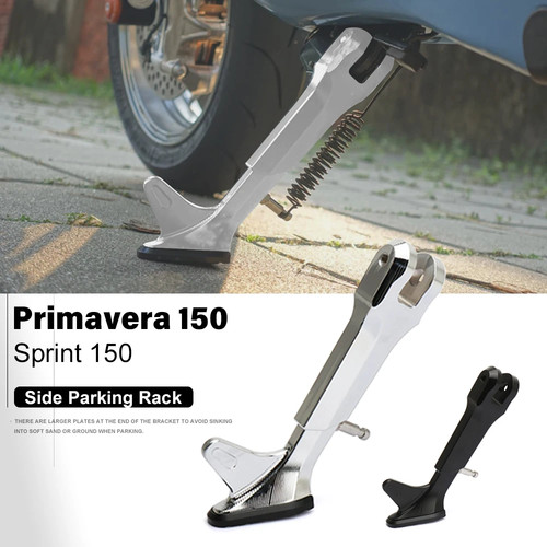 Side kickstand parking - kickstand, support