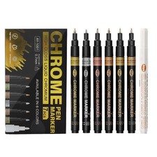 Chrome Pen Metallic Silver