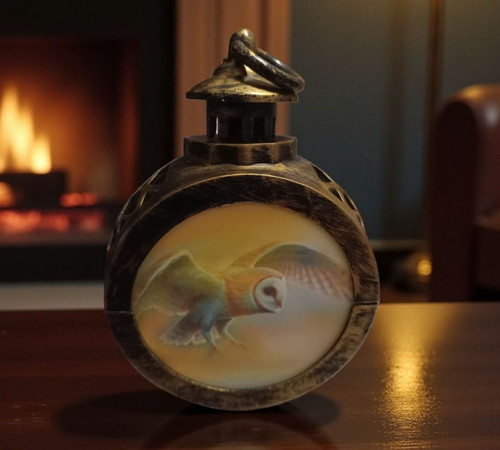 Barn owl vintage lantern led - barn,