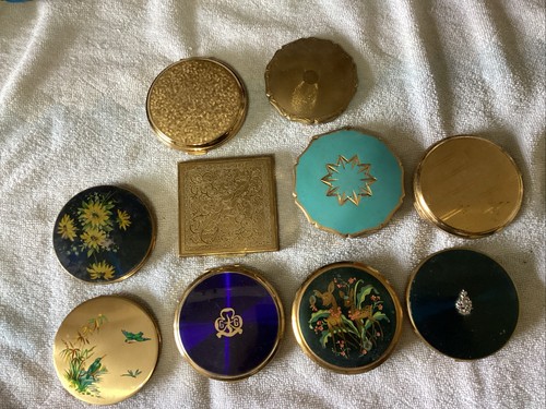 Powder compacts job lot - powder,