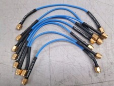 MEGAPHASE SMA MALE-MALE RF CABLE LOT OF 8 PIECES