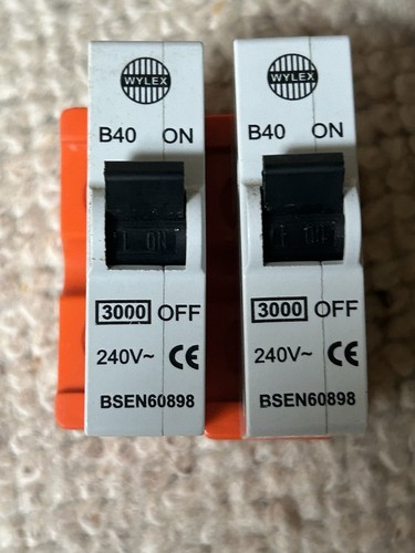 Wylex b40 plug mcb - b40, with
