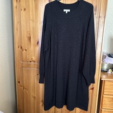 Phase Eight Soft Knit Aline Dress , Beads To Front And Back Size 20
